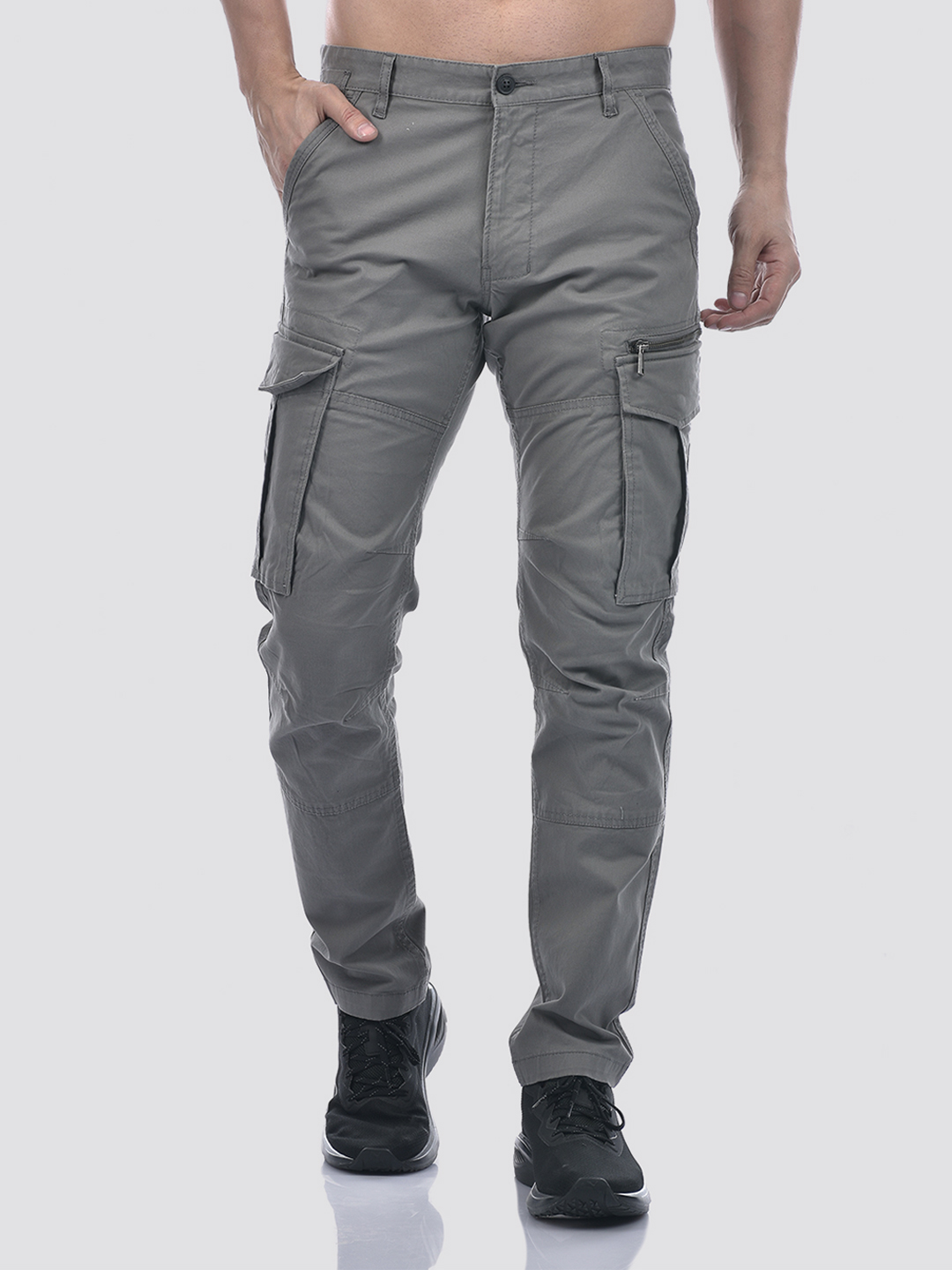 Numero Uno Men SOLID Grey Pant